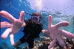 DIVING FROM THE SHORE